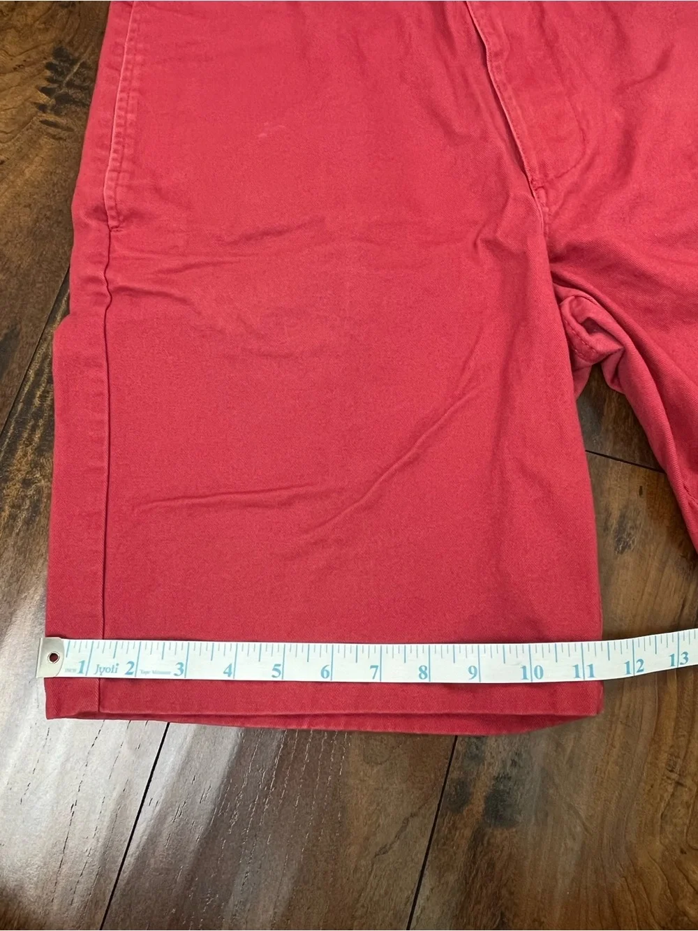 CHAPS Men’s Shorts Flat Front Chino Coral Pink 100% Cotton EUC Size 32